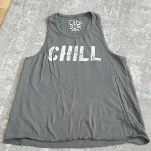 Chaser Army Green Chill Tank Top